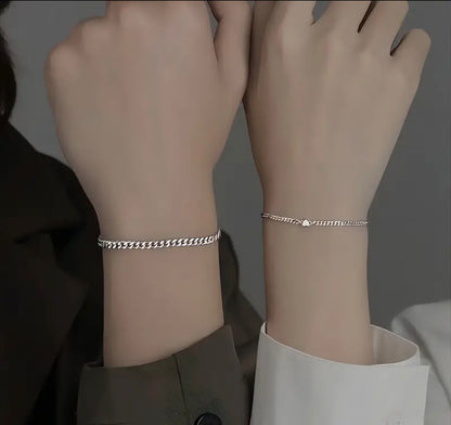 Couple chain bracelets