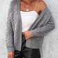 Autumn Winter Women Knitted Three Dimensional Pattern Cardigan Coat Sweater Women