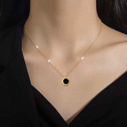 18K gold plated Stainless steel necklace, Intensity