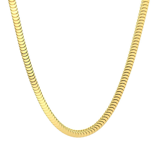 18K gold plated Stainless steel necklace, Intensity