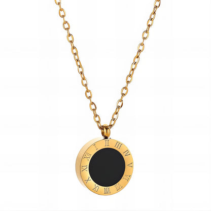 18K gold plated Stainless steel necklace, Intensity