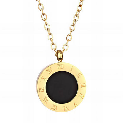 18K gold plated Stainless steel necklace, Intensity