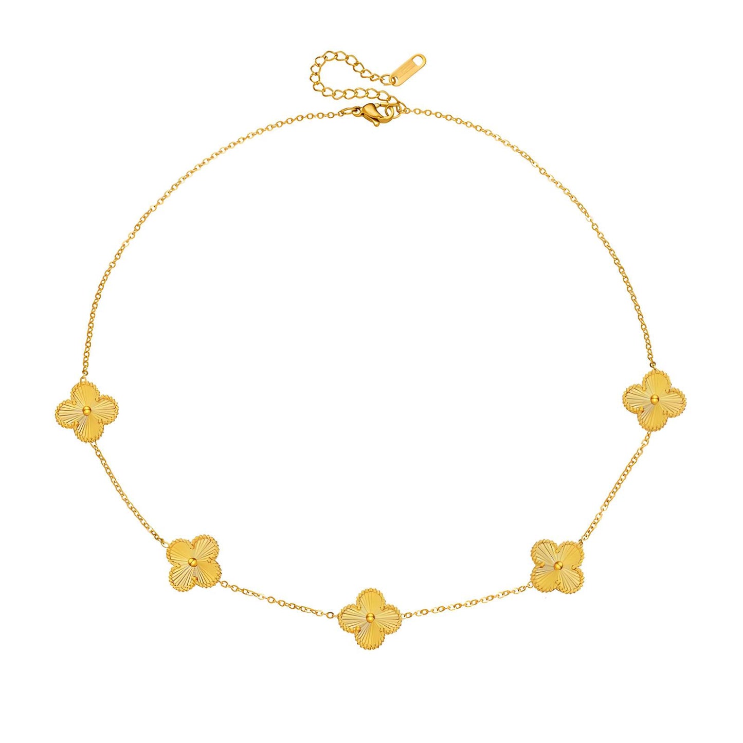 18K gold plated Stainless steel necklace, Intensity