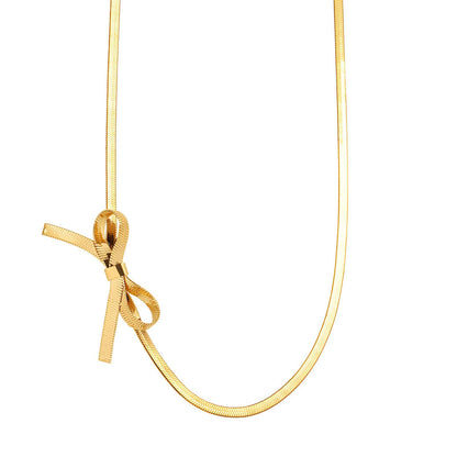 18K gold plated Stainless steel necklace, Intensity