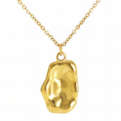 18K gold plated Stainless steel necklace, Intensity