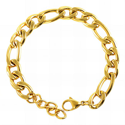 18K gold plated Stainless steel bracelet, Intensity