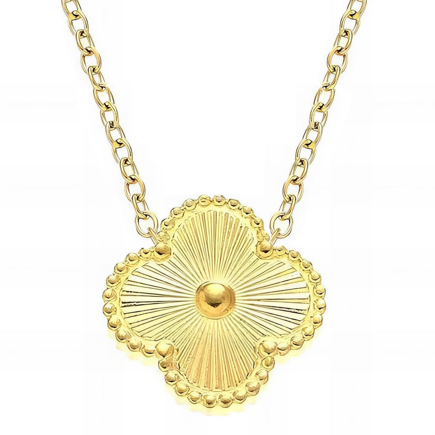 18K gold plated Stainless steel necklace, Intensity