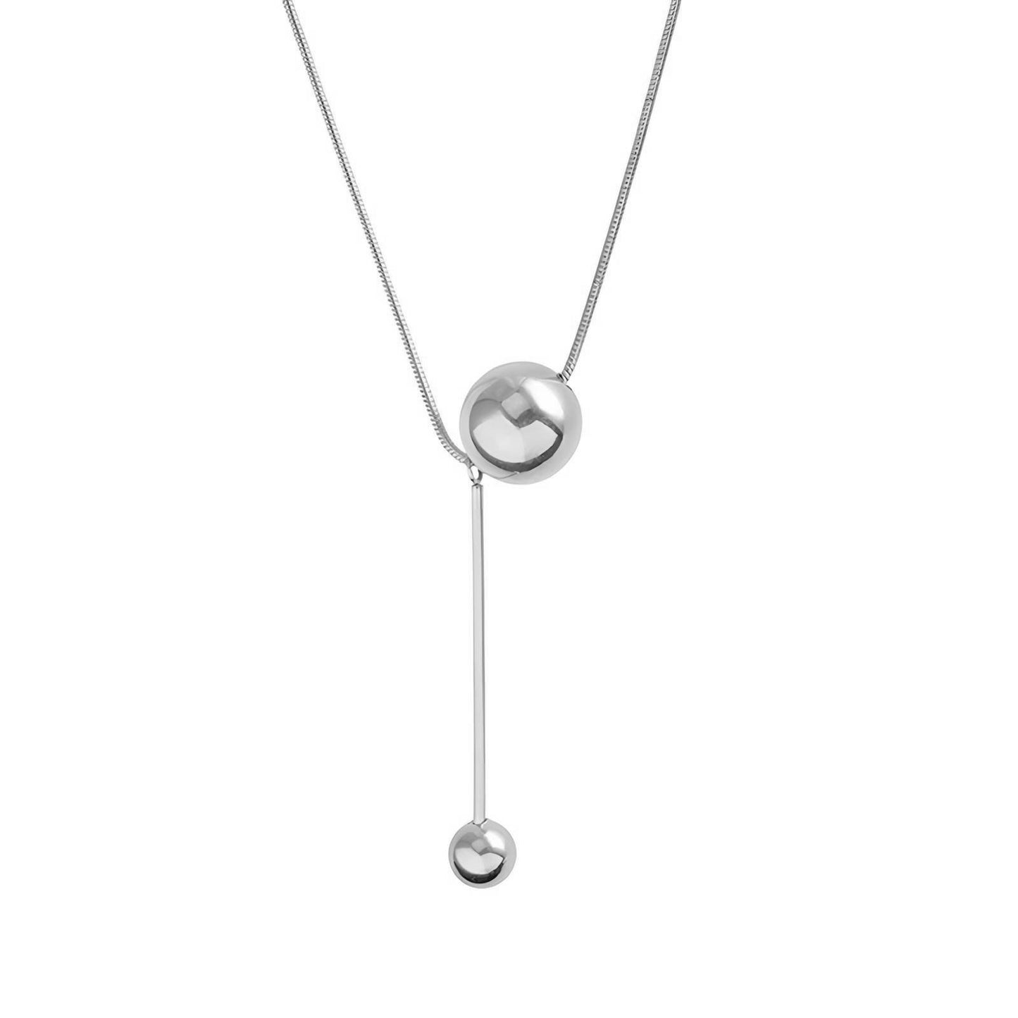 Stainless steel necklace, Intensity