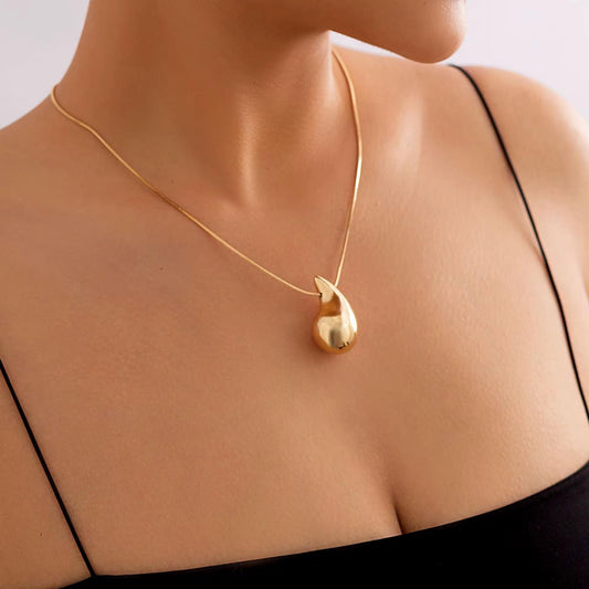 18K gold plated Stainless steel necklace, Intensity