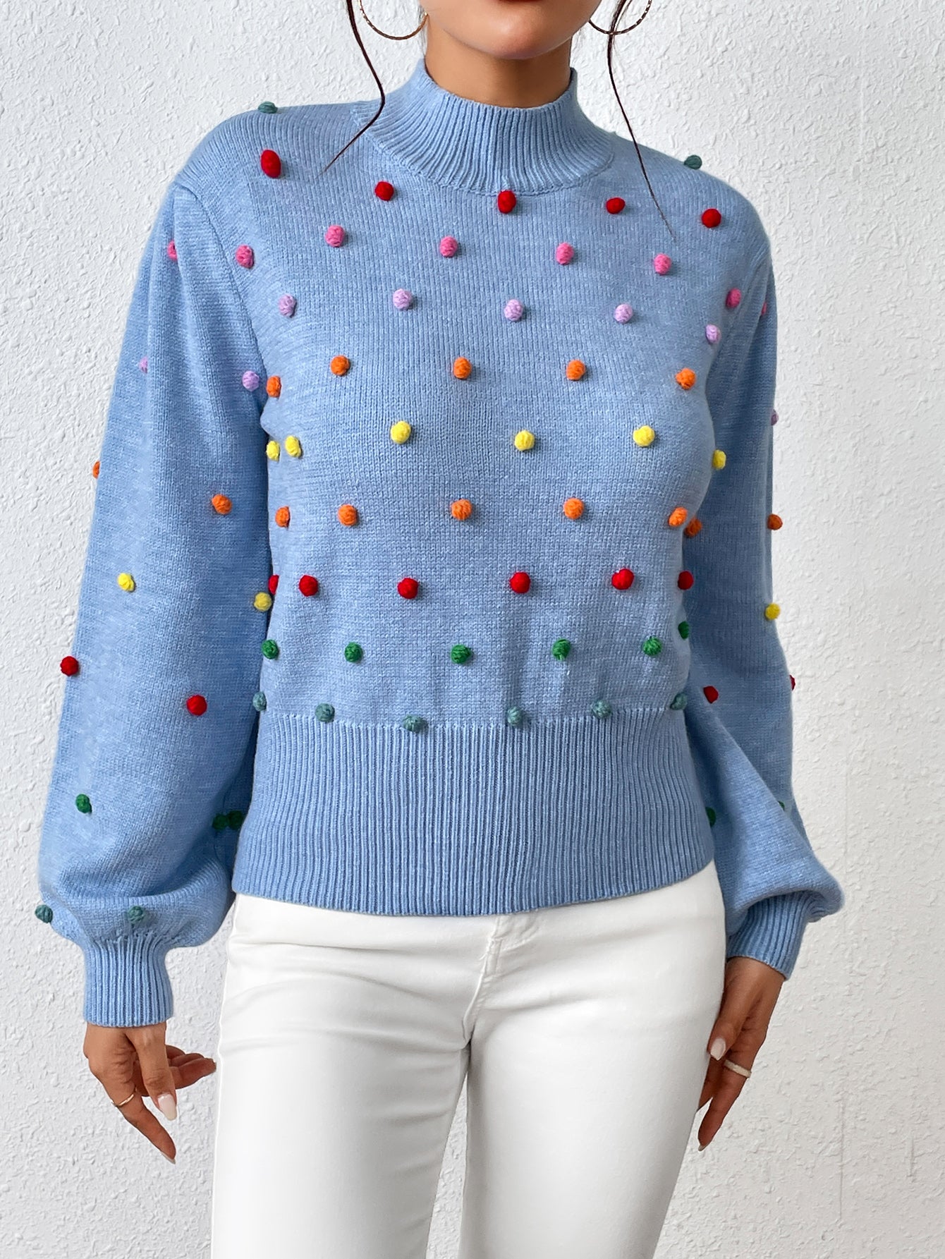 Women Clothing Color Beaded Women Knitwear Women Sweater Women