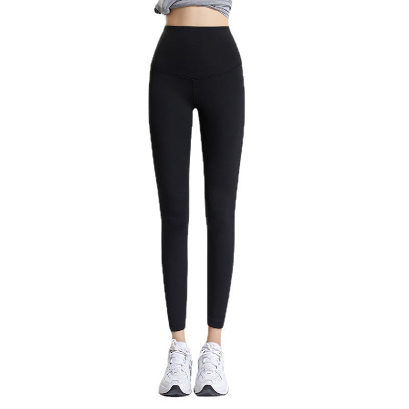 Tummy Tuck Hip Raise Fleece Leggings