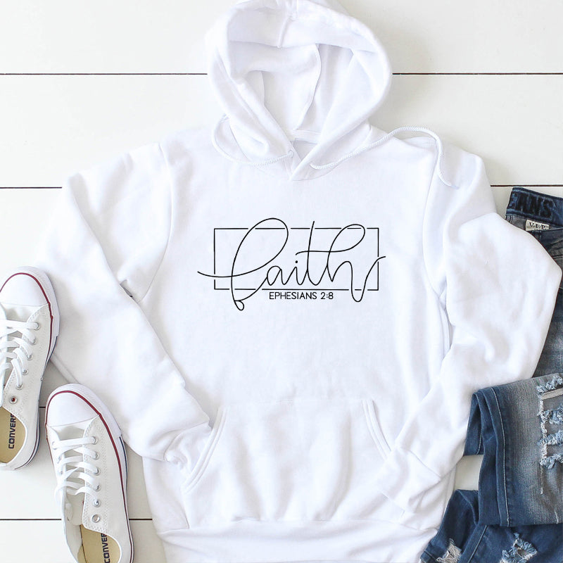 Faith Hooded Pocket Sweatshirt