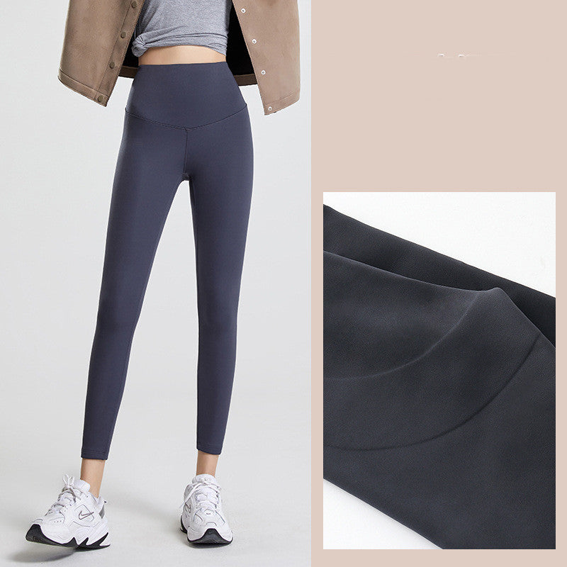 Tummy Tuck Hip Raise Fleece Leggings