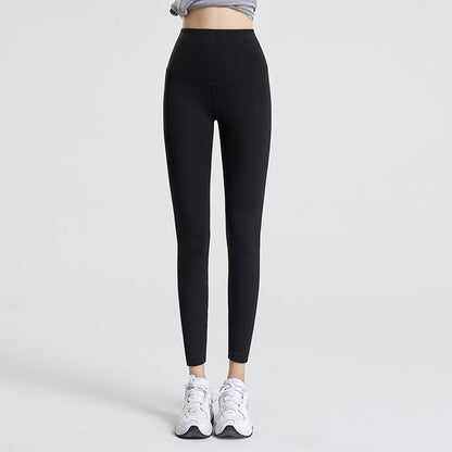 Tummy Tuck Hip Raise Fleece Leggings