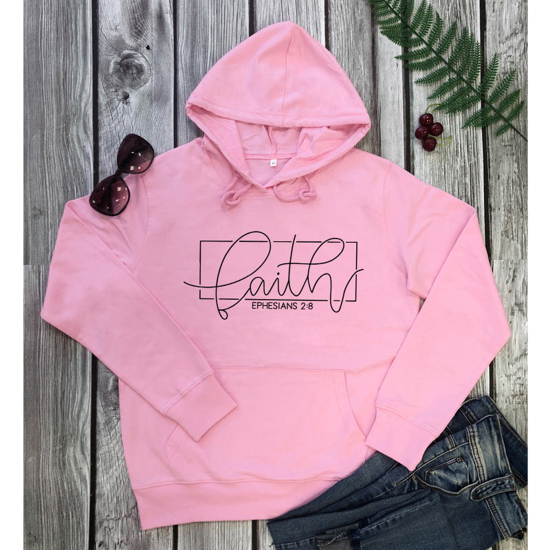 Faith Hooded Pocket Sweatshirt